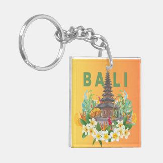 Porte - clé acrylique - Golden Memories of Bali