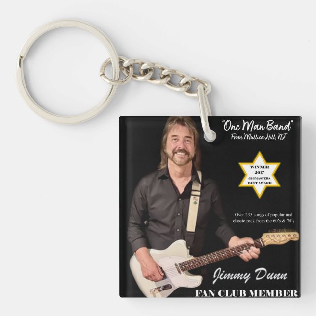 Porte - clé acrylique Jimmy Dunn (Devant)