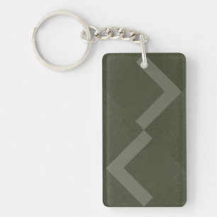 Porte - clé acrylique personnalisé Moss Green Spli