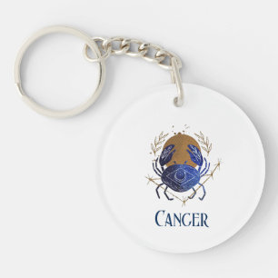 Porte - clé acrylique-Porte - clé du cancer du zod