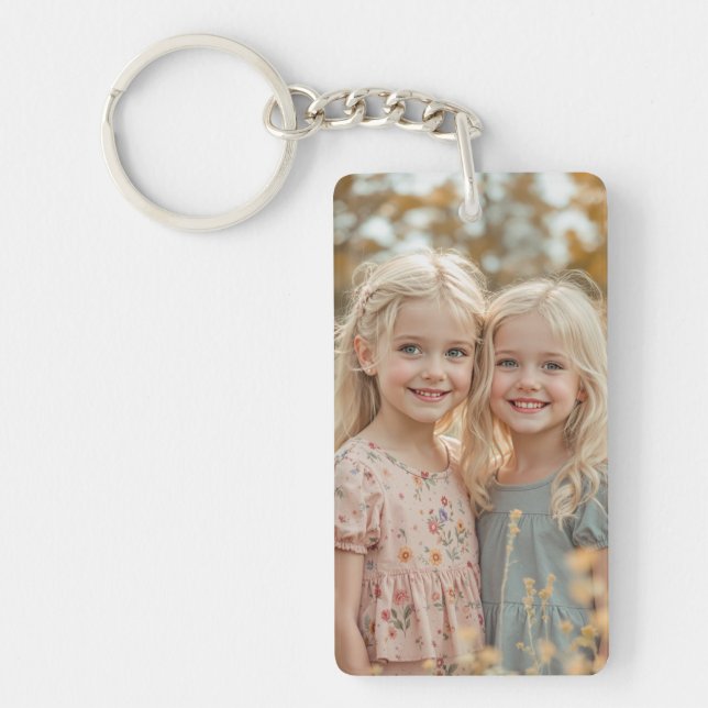 Porte - clé acrylique recto verso personnalisé 2 p (Devant)
