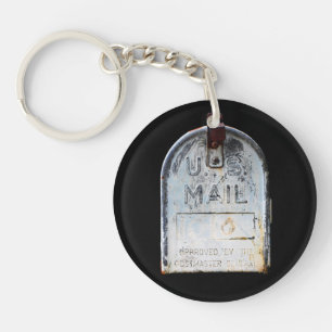 Porte - clé acrylique Rustique Portrait de boîte a