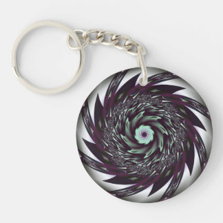 Porte - clé acrylique spirale