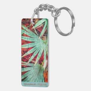 porte - clé acrylique "Tropic Palm"