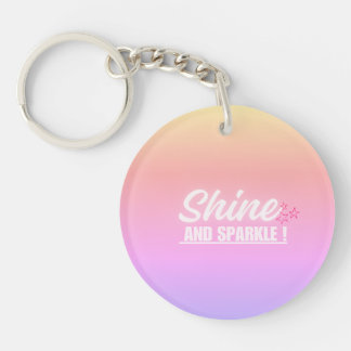 💜 Porte - clé acrylique violet