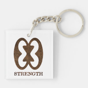 Porte - clé africain de symbole de force