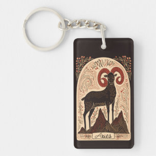 Porte - clé Aries Céleste Zodiac Art