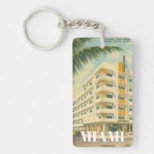Porte - clé Art déco de Miami Vintage