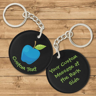 Porte - clé bleu Apple