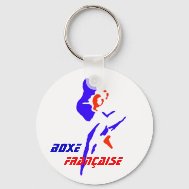 Porte-clé Boxe Française (Recto)