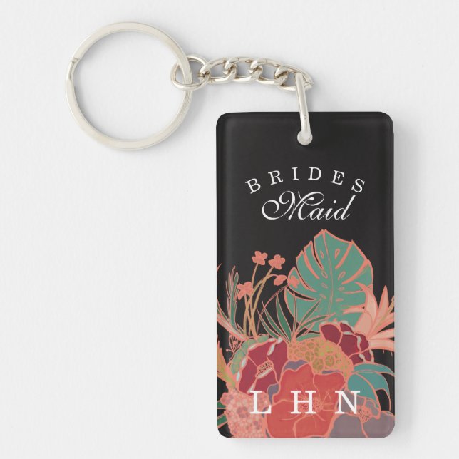 Porte - clé cadeau de femme de chambre personnalis (Devant)