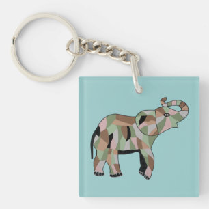 Porte - clé chanceux d'éléphant