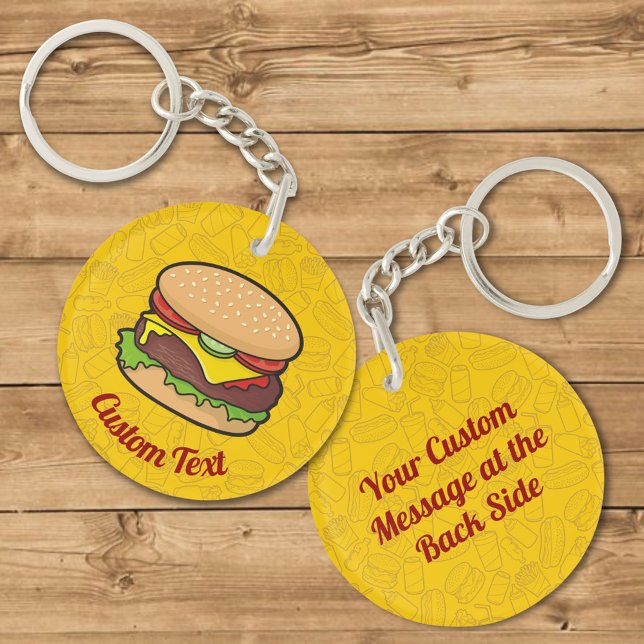 Porte - clé Cheeseburger (Créateur téléchargé)