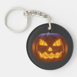 Porte - clé Citrouille d'Halloween en colère