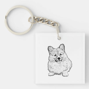 Porte - clé - Corgi gallois mignon