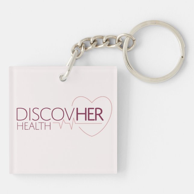 Porte - clé customisé - DiscovHER Health (Dos)