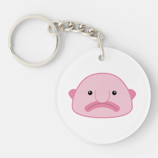 Porte - clé d'acrylique de Blobfish (Devant)