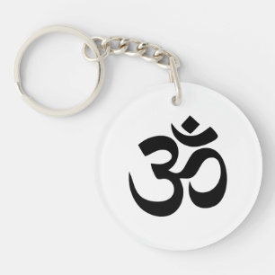 Porte - clé d'acrylique de symbole de l'OM