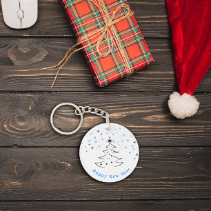 Porte - clé d'art des arbres de Noël