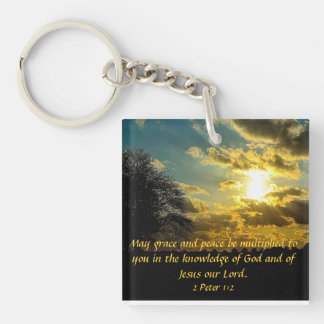 porte - clé de 1:2 de Peter du vers 2 de bible de