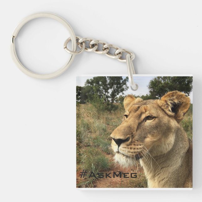 Porte - clé de #AskMeg (Devant)