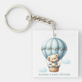 Porte - clé de Baby shower à air chaud Teddy Bear