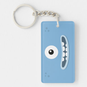 Porte - clé de bleu de Dah de pièce en t de La de