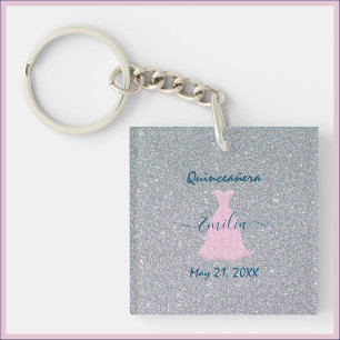 Porte - clé de commémoration de Quinceanera