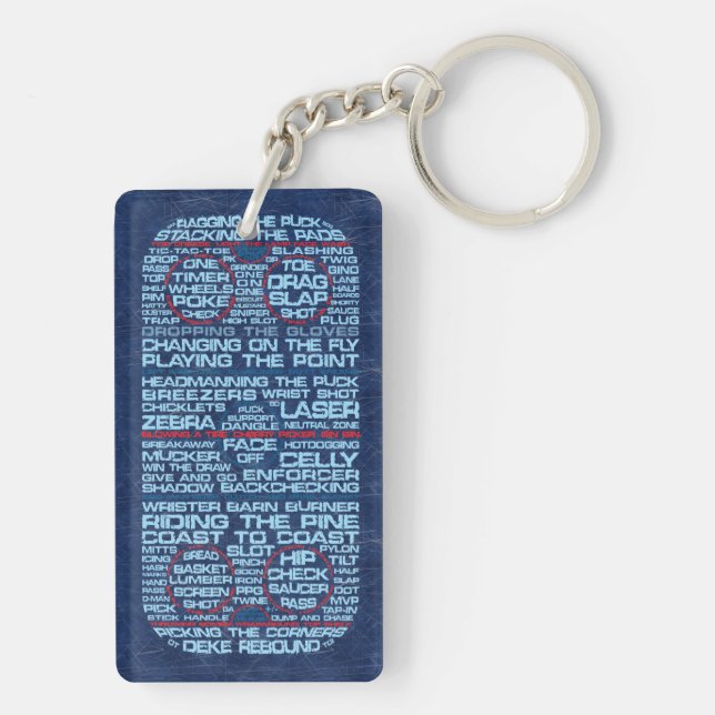 Porte - clé de conception de la typographie de la  (Dos)