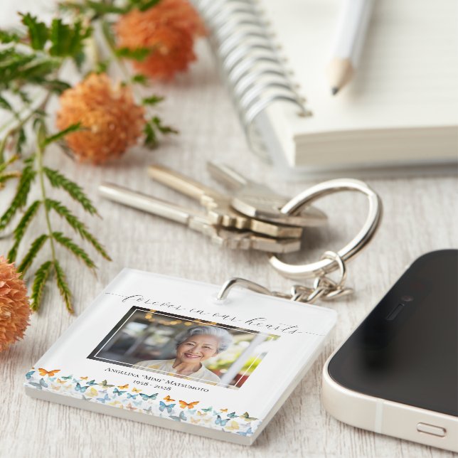 Porte - clé de conservation des papillons - 2 phot (Devant Droit)