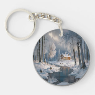 Porte - clé de design d'hiver