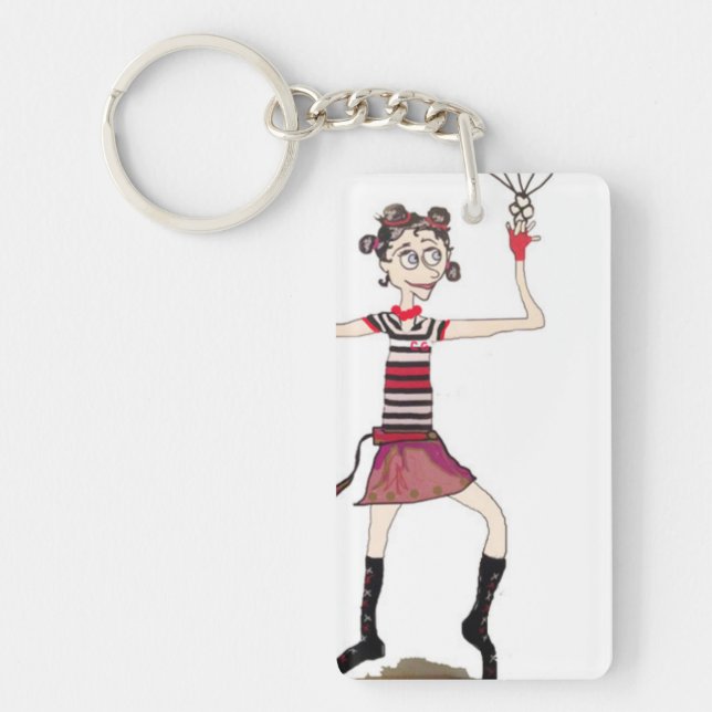 Porte - clé de fille de cirque (Devant)