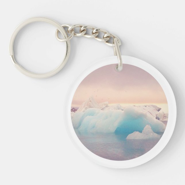 Porte - clé de glacier islandais (Devant)