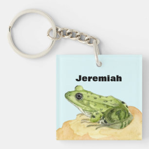 Porte - clé de grenouille verte