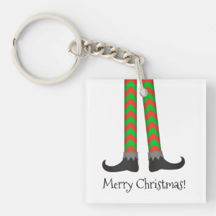 Porte - clé de jambes d'Elf de Noël - costume de