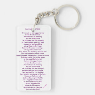 Porte - clé de la croix de calvaire