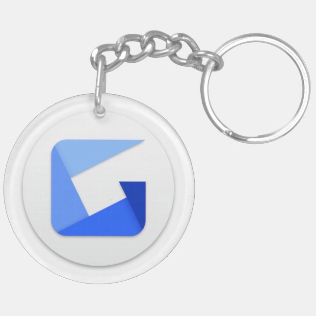 Porte - clé de logo de Gyazo (Dos gauche)