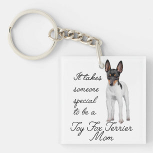 Porte - clé de maman de Fox Terrier de jouet