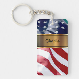 Porte - clé de monogramme bilatéral