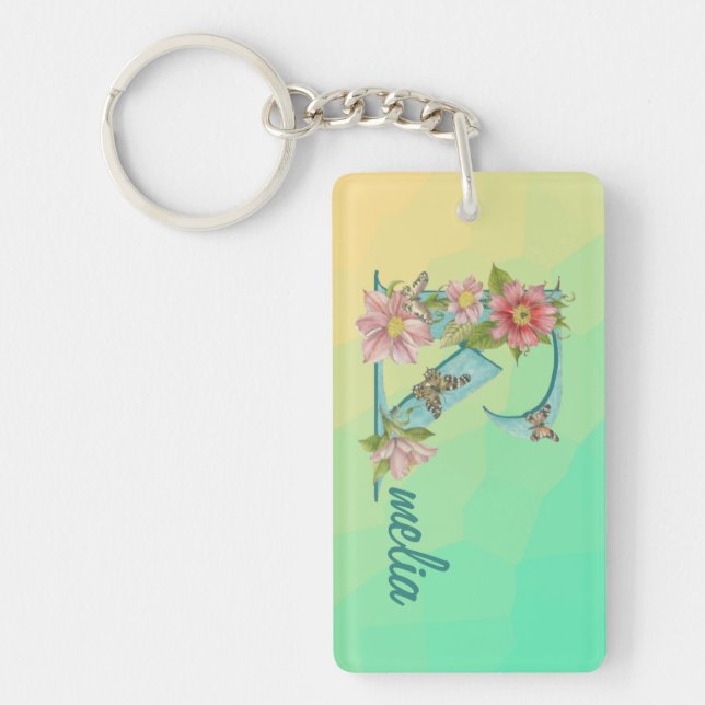 Porte - clé de nom Amelia (Devant)