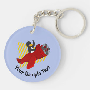 Porte - clé de pingouin volant