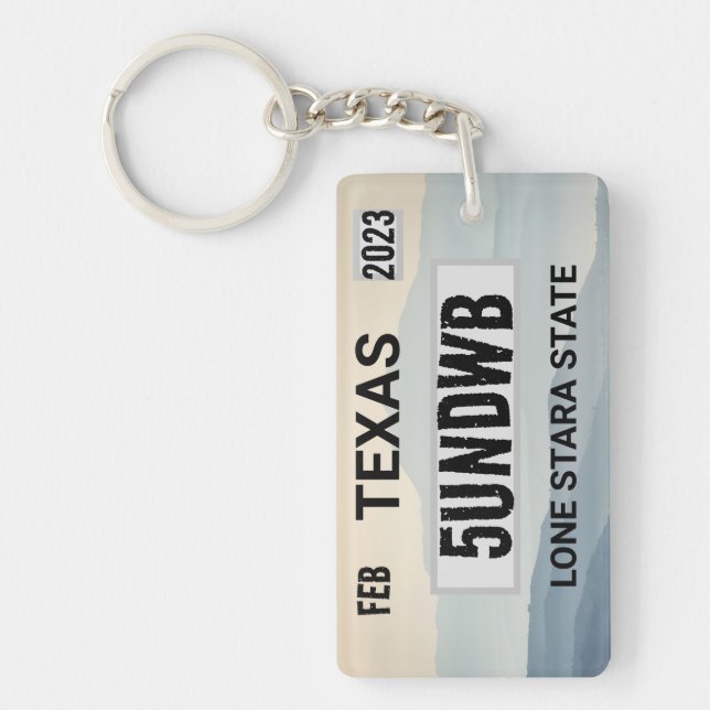 porte - clé de plaque d'immatriculation des montag (Devant)
