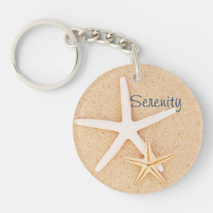 Porte - clé de prière de sérénité d'étoiles 