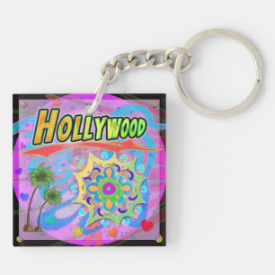 Porte - clé de progrès réel d'Hollywood