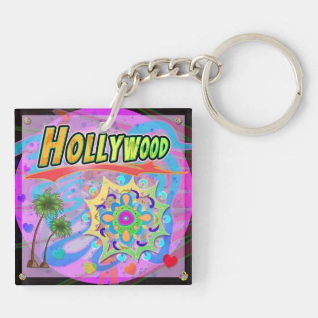 Porte - clé de progrès réel d'Hollywood (Dos)