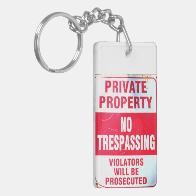 porte - clé de propriété privée (Devant gauche)