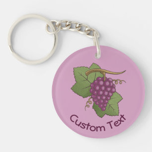 Porte - clé de raisins rouges