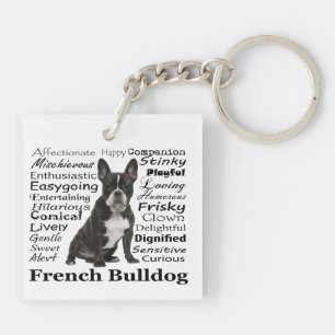 Porte - clé de traits de Frenchie