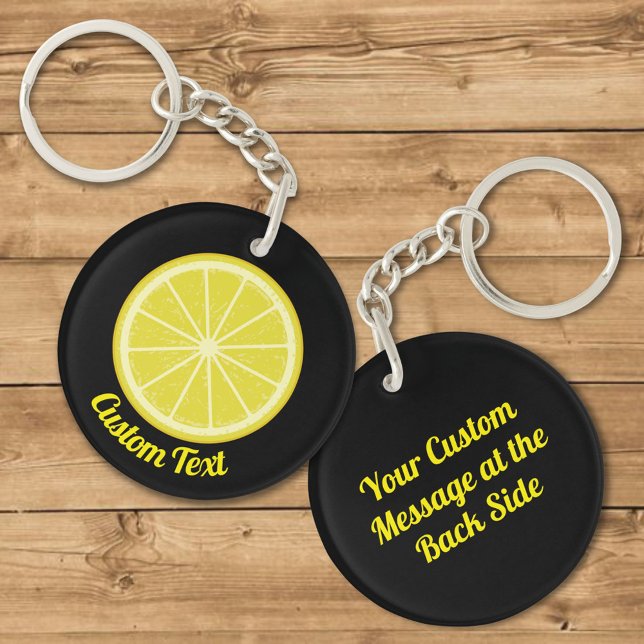 Porte - clé de tranche de citron (Créateur téléchargé)