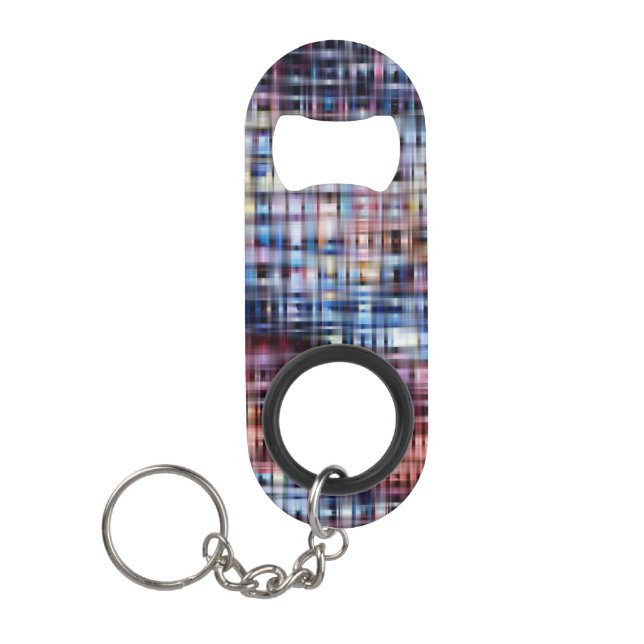 Porte-clé Décapsuleur Abstrait (Devant)